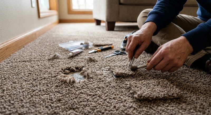 Carpet Hole Repair in Alpharetta, GA