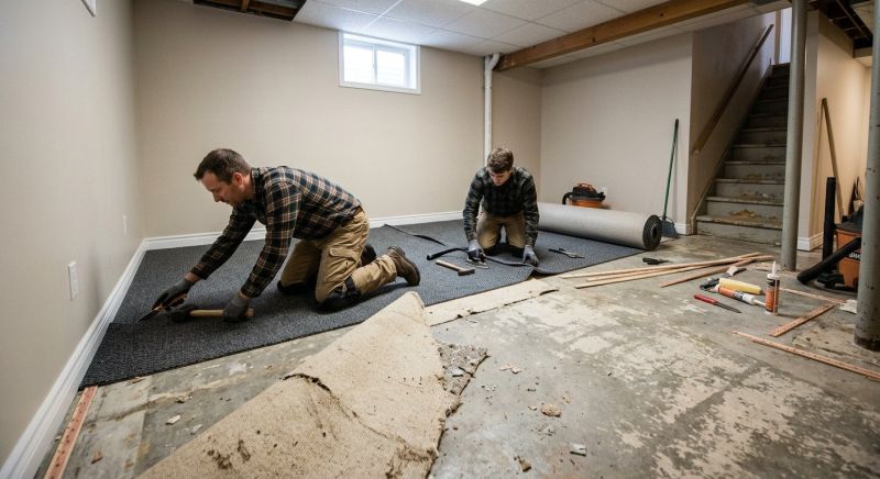 Basement Carpet Replacement in Ocean County, NJ
