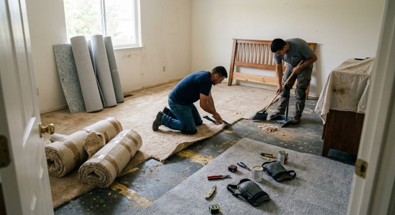 Basement Carpet Replacement in Hunterdon County, NJ