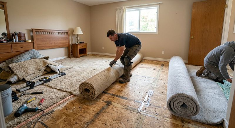 Bedroom Carpet Replacement in Hunterdon County, NJ