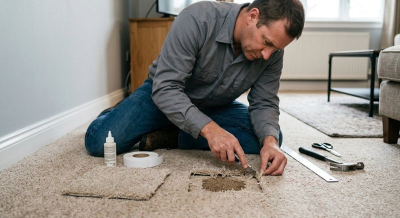 Carpet Hole Repair in Denver County, CO