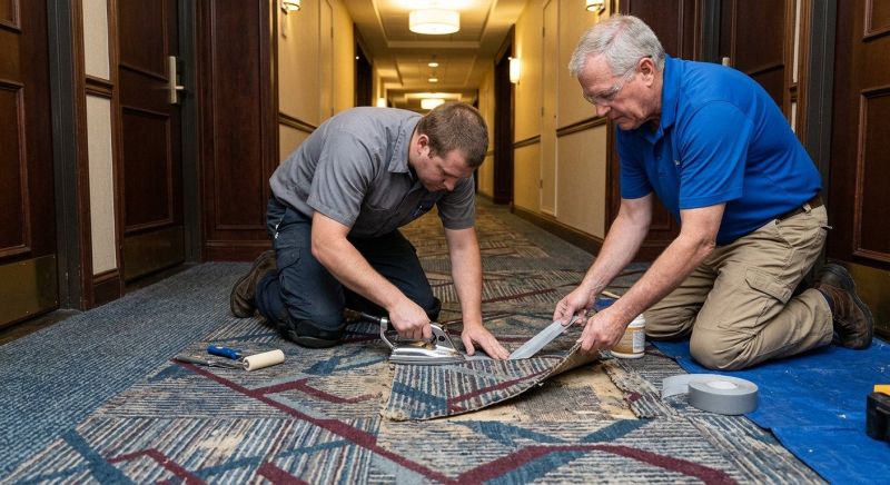 Doorway Carpet Repair in Kansas City, KS