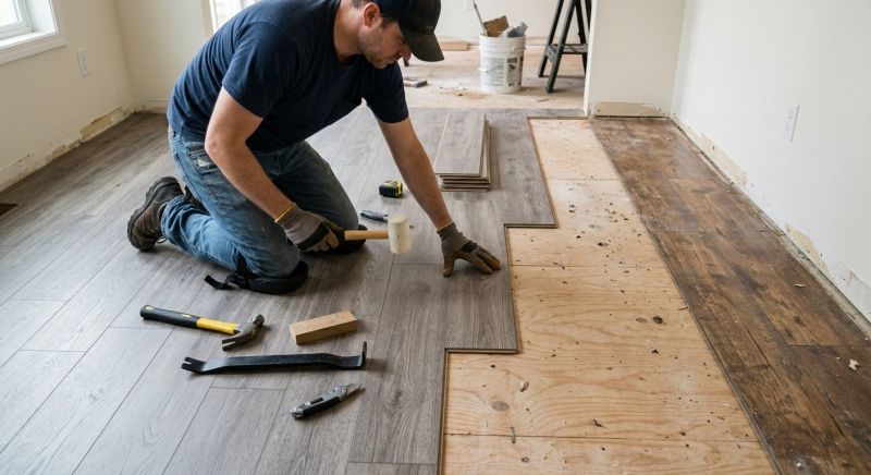 Laminate Floor Remodeling in Roseville, CA