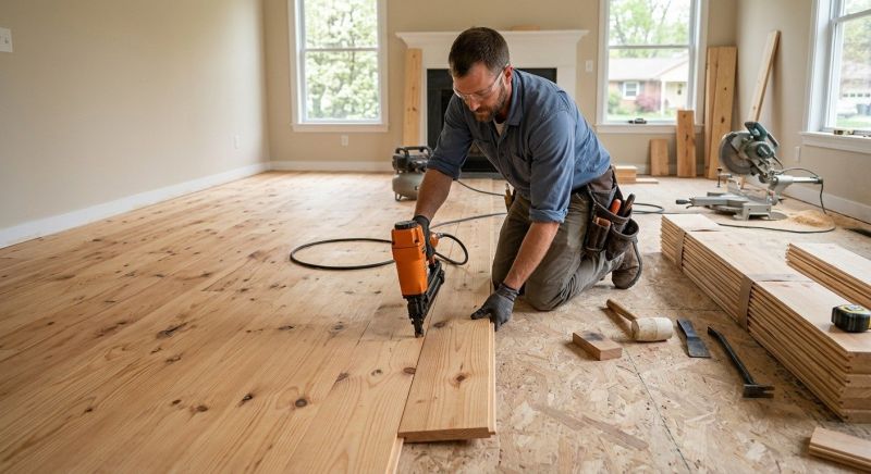 Maple Flooring Installation in Fort Worth, TX