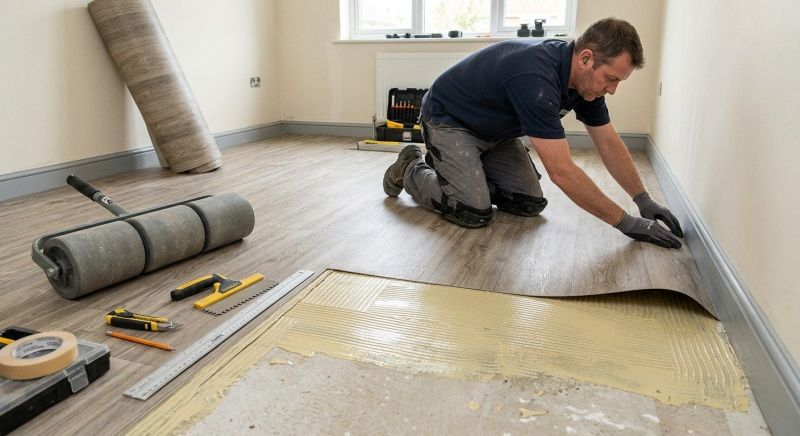 Sheet Flooring Installation in Denton, TX