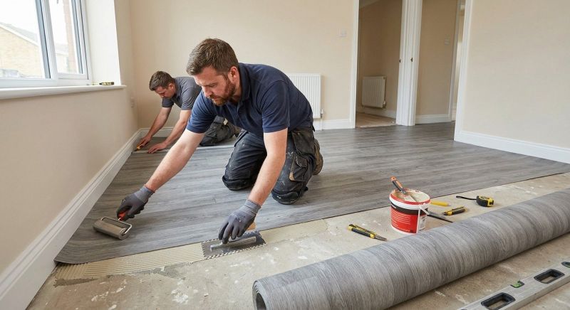 Sheet Flooring Installation in Plano, TX