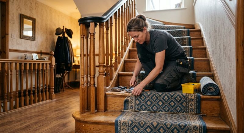 Stair Carpet Repair in Kansas City, KS