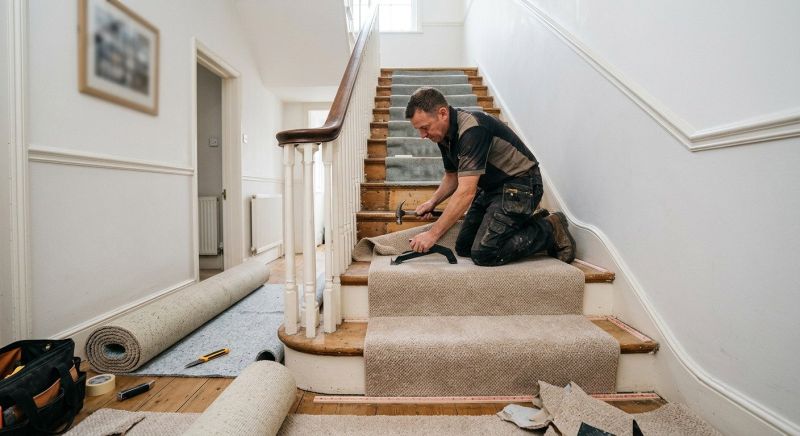 Stair Carpet Replacement in Ocean County, NJ