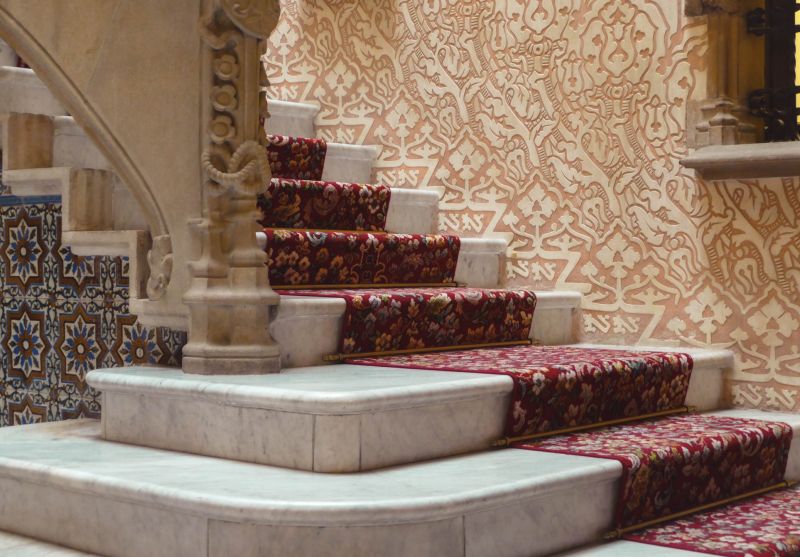 Stair Rug Installation